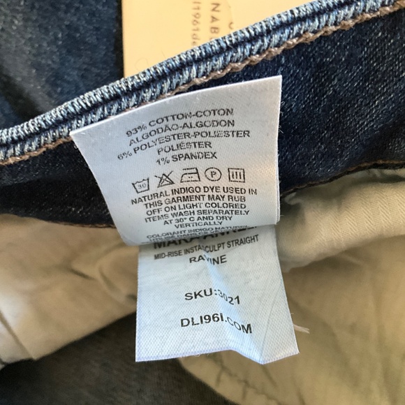 DL1961 NWT $269 Mara Mid-Rise Ankle Instasculpt Jeans Size 34 Fits Like a 31 - Picture 6 of 12